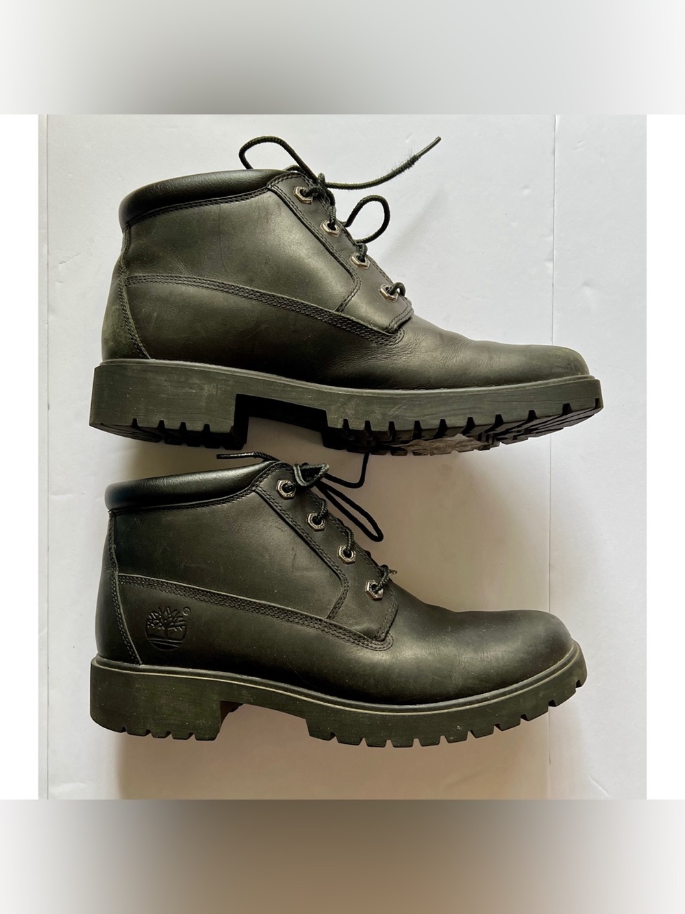 Timberland black leather ankle boots US Women’s 8.5